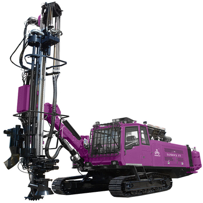 40KN-Bergbau Bohrgerät Maschine Integrierte DTH-Bohrgeräte Hydraulische Bohrgerät