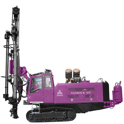 Oberflächenblasloch Bohrgerät Bergbau DTH Bohrmaschine Crawler Rotationsbohrgerät