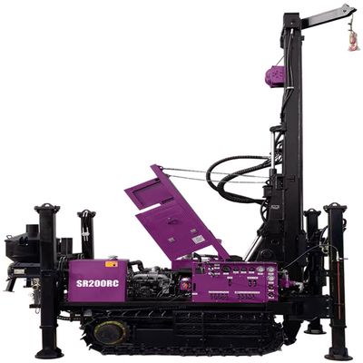 Umgekehrte Zirkulation RC Bohrmaschine Hochleistungs-Kernbohranlage Tragbare Hydraulikbohranlage