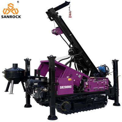 Geologische Explorationsbohrmaschine Umkehrkreislauf RC-Bohrgerät Portable Kernprobenbohrgerät