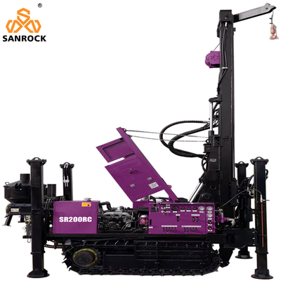 Umgekehrte Zirkulation Bohrgerät Hydraulische RC Bohrmaschine Tiefe 200m Explorationskern Bohrgerät