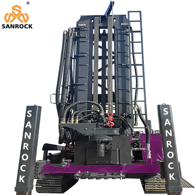 700m tiefwasser-Bohrgerät Hydraulische Bohrgerät Maschine tragbare CUMMINS-Motor