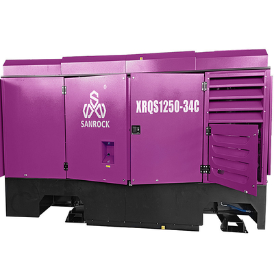 Stabiler Luftkompressor Schraube 410kw Diesel-Bergbau Luftkompressor Maschine