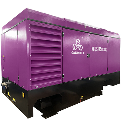 35m3/min SANROCK Portable Schraubluftkompressor Maschine Bergbau Direktgetriebene Schraubluftkompressor zum Verkauf
