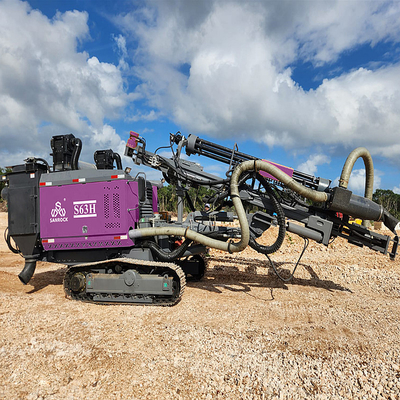 Integrierte DTH-Bohrmaschine Bergbau-Ausrüstung Blasthole 30m Tiefe Crawler Hydraulische Bohrmaschine