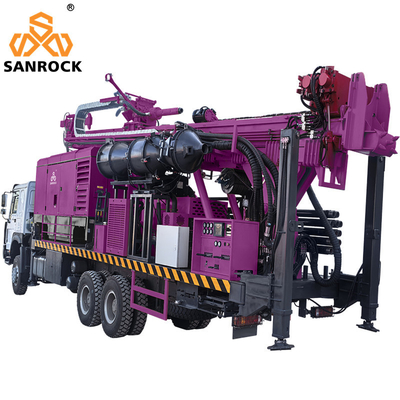Auf LKW montierte Bohrmaschine 55m3/min 96m3/min Umkehrkreislauf RC Bohrmaschine Hydraulik Bohrmaschine