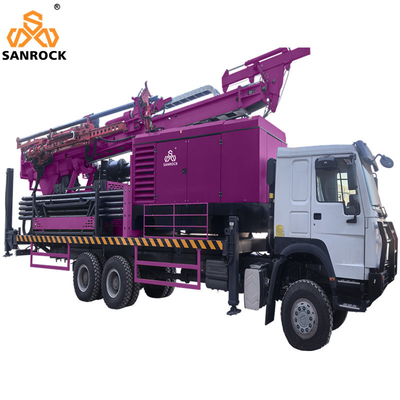 Lkw-montierte Rückkreislaufbohrmaschine hohe Bohreffizienz Exploration RC Bohrgerät