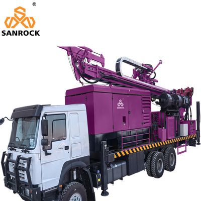 Lkw-montierte Bohrmaschine mit Schlammpumpe Wasserbohrmaschine umgekehrter Kreislauf Bohrmaschine