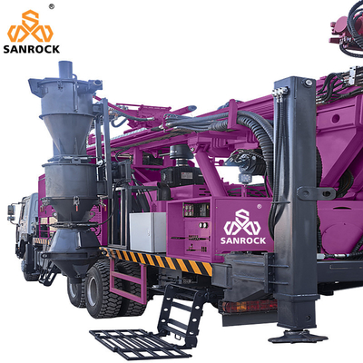 Lkw-montierte Rückkreislaufbohrmaschine hohe Bohreffizienz Exploration RC Bohrgerät