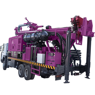 Lastwagen montierte Drehbohranlage Umkehrzirkulation RC Bohrmaschine Hydraulikbohranlage