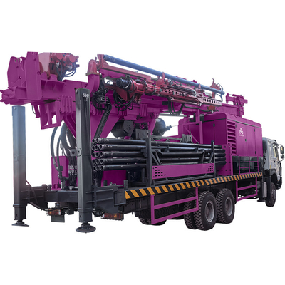 Lkw-montierte Rückkreislaufbohrmaschine hohe Bohreffizienz Exploration RC Bohrgerät