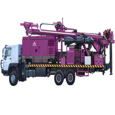 Auf LKW montierte Bohrmaschine 55m3/min 96m3/min Umkehrkreislauf RC Bohrmaschine Hydraulik Bohrmaschine