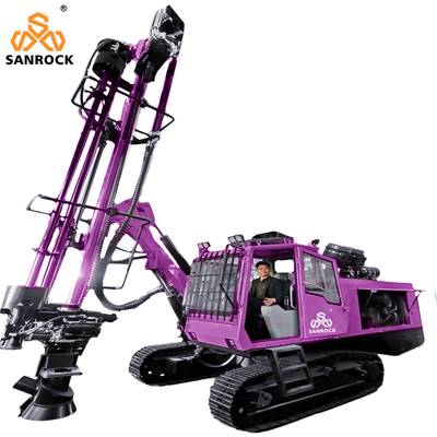 Oberflächenblasloch Bohrgerät Bergbau DTH Bohrmaschine Crawler Rotationsbohrgerät