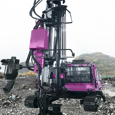 Oberflächenblasloch Bohrgerät Bergbau DTH Bohrmaschine Crawler Rotationsbohrgerät