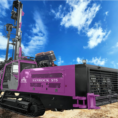 Oberflächenblasloch Bohrgerät Bergbau DTH Bohrmaschine Crawler Rotationsbohrgerät