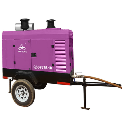 Rotationsschraubluftkompressor 93 kW Diesel Kleinluftkompressor Maschine Industrie-Schraubluftkompressor