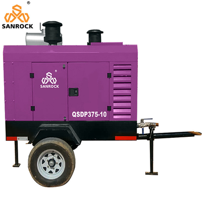 Rotationsschraubluftkompressor 93 kW Diesel Kleinluftkompressor Maschine Industrie-Schraubluftkompressor