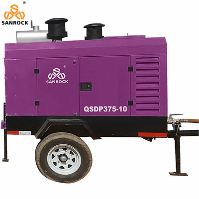 Rotationsschraubluftkompressor 93 kW Diesel Kleinluftkompressor Maschine Industrie-Schraubluftkompressor