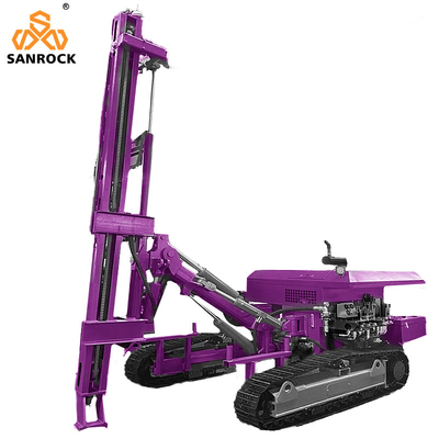 DTH-Bohrgerät Gesteinsblasloch-Bohrgerät 20 m Tiefe Bergbaumaschinen Crawler-Bohrmaschine