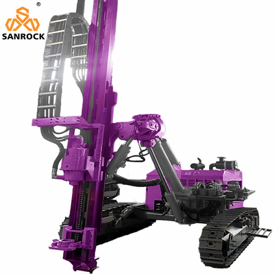 DTH-Bohrgerät Gesteinsblasloch-Bohrgerät 20 m Tiefe Bergbaumaschinen Crawler-Bohrmaschine
