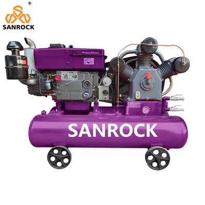 Portabler Mini-Luftkompressor 11KW / 15KW / 18.5KW / 22KW Industriemaschine Gürtel angetriebener Kolbenluftkompressor