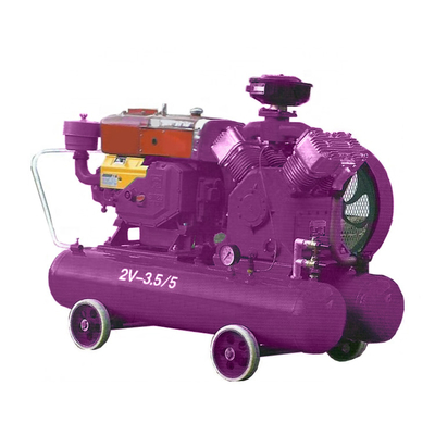 Portabler Mini-Luftkompressor 11KW / 15KW / 18.5KW / 22KW Industriemaschine Gürtel angetriebener Kolbenluftkompressor