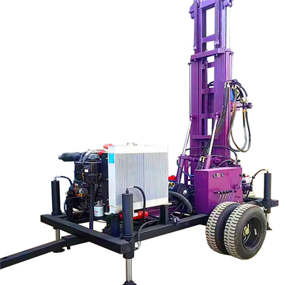Mini-Wasserbohranlage Maschine Wasserbohranlage mit Rädern