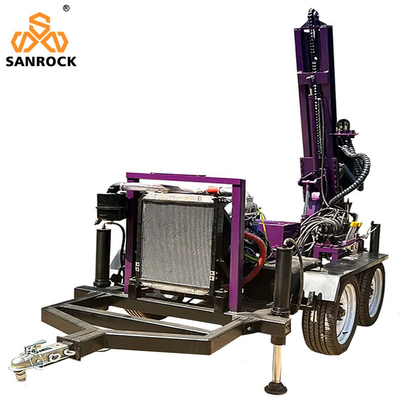 Wasserbohrgerät Maschine Leistung 78 kW Wasserbohrgerät Portable Bohrgerät