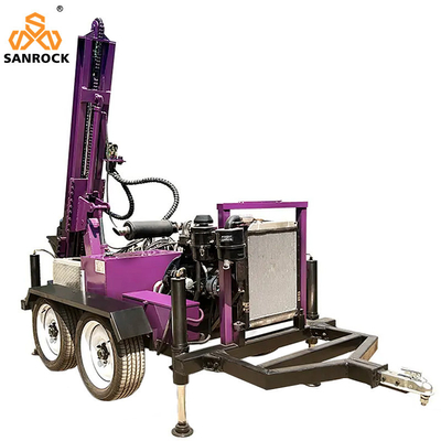 Portable Wasserbohranlagen Hebekraft 12T Wasserbohranlage Wasserbohranlage