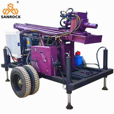 Wasserbohrgerät Maschine Leistung 78 kW Wasserbohrgerät Portable Bohrgerät
