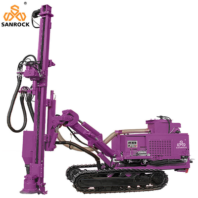 Hydraulische DTH-Bohrmaschine 50m Tiefe Blast-Loch-Portable Down Die Bohrmaschine