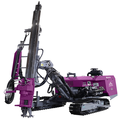 Oberflächenbohranlage Crawler Bohrlochbohranlage Hebekraft 27KN Ankerbohrmaschine