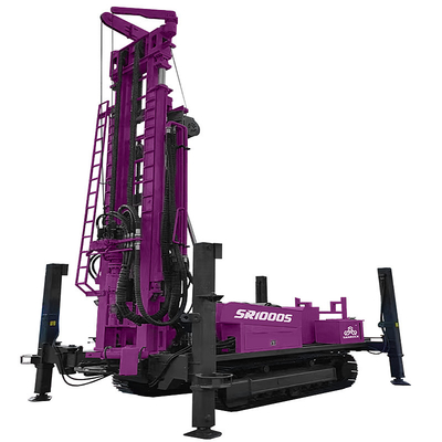 Portable Wasserbohrgeräte Tiefbohrmaschine Hebekraft 52T Wasserbohrgerät