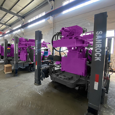 Hydraulisches Bohrgerät Rotationsbohrloch Tiefbohrmaschine Portable Wasserbohrgeräte