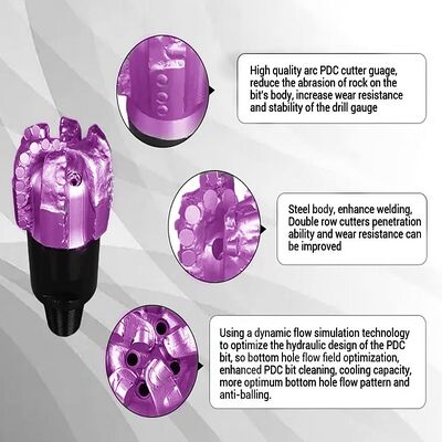 Hersteller PDC Hochleistungs-Bergbaudurchbohrer Diamantbohrer PDC