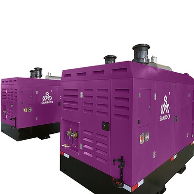 Schraubengestützte Schraubluftkompressor Dieselmotor Drehschraubantrieb Luftkompressor