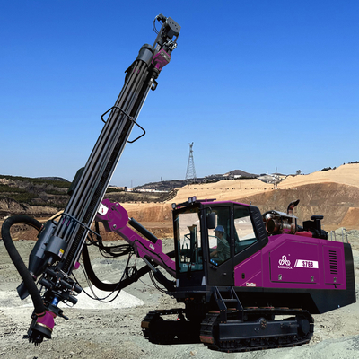 Integriertes DTH-Bohrgerät für den Bergbau, Steinbruch-Sprenglochbohrmaschine, Raupenbohrgerät