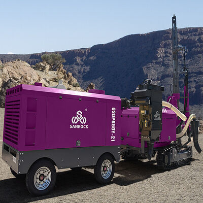 Oberflächenbohrgerät Hydraulische DTH-Bohrmaschine Hocheffizientes, tragbares DTH-Hammer-Bohrgerät