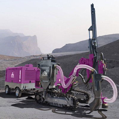 Tragbare Bohrmaschine Hochwertige Bergbaumaschinen Raupen-DTH-Bohranlage zu verkaufen