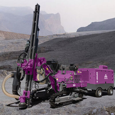 SANROCK Hard Rock DTH Drilling Machine Mining Drilling Equipment Diesel Hydraulic Drilling Rig