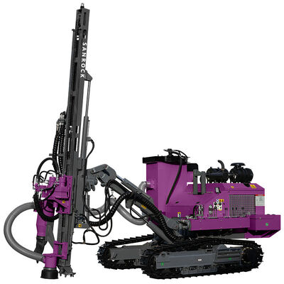 SANROCK Hard Rock DTH Drilling Machine Mining Drilling Equipment Diesel Hydraulic Drilling Rig