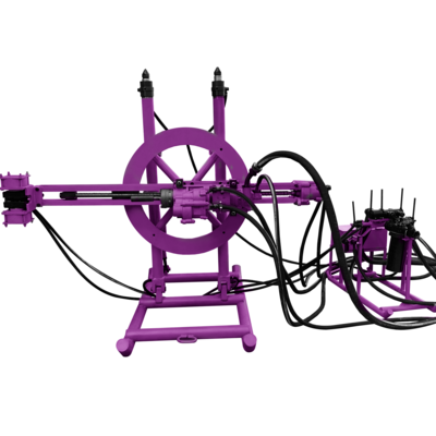 Unterirdische DTH-Bohrmaschine 360-Grad-Sprengloch-Bohrgeräte Kleines Bohrgerät