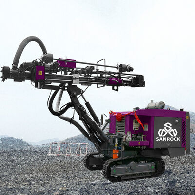 Hydraulic DTH Drilling Rig Crawler  Integrated Drilling Equipment Diesel Mining DTH Drill Machine