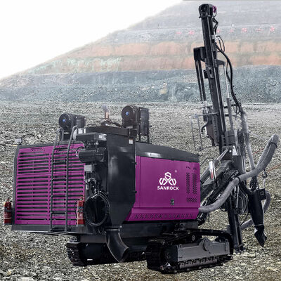 Hydraulic DTH Drilling Rig Crawler  Integrated Drilling Equipment Diesel Mining DTH Drill Machine