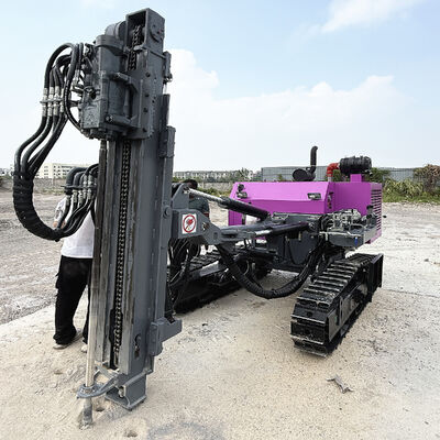 Crawler Drilling Rig Equipment Hard Rock Blast Hole Drilling Machine Top Hammer Drill Rigs