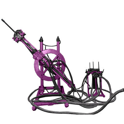 Tragbare Bohrmaschine Tiefe 35 m Horizontale Richtbohrmaschine Tunnel Hydraulische Bohrmaschine