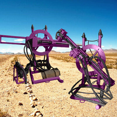 Unterirdische DTH-Bohrmaschine 360-Grad-Sprengloch-Bohrgeräte Kleines Bohrgerät