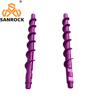 Spiral Drill Pipe 42mm 50mm 60mm Geology Borehole Auger Drill Pipe Threaded Drill Rod