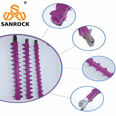 Manufacturer Drill Pipe Spiral Drilling Rod High Torsional Strength Auger Drill Rod