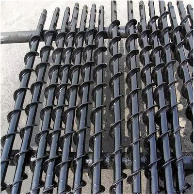High Speed Anger Drill Pipe Single / Double Spiral Blades Threaded Drill Rod Twist Drill Pipe